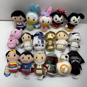 Itty Bittys Hallmark LOT of 17 Disney Star Wars Minnie Mickey & More